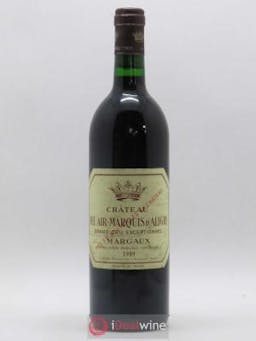 Château Bel Air Marquis d'Aligre  1989 - Lot of 1 Bottle