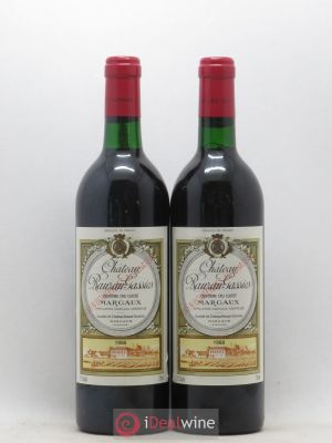 Château Rauzan-Gassies 2ème Grand Cru Classé  1988 - Lot of 2 Bottles
