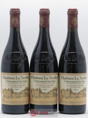 Châteauneuf-du-Pape Château La Nerthe Cuvée des Cadettes Famille Richard  2004 - Lot of 3 Bottles