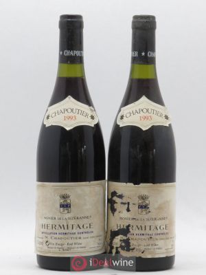 Hermitage La Sizeranne Chapoutier  1993 - Lot of 2 Bottles