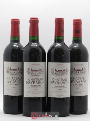 Château Peyrabon Cru Bourgeois  2000 - Lot of 4 Bottles