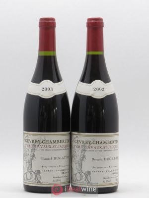 Gevrey-Chambertin 1er Cru Lavaux Saint Jacques Dugat-Py  2003 - Lot of 2 Bottles