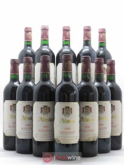 Madiran Château Montus Alain Brumont  2000 - Lot of 12 Bottles