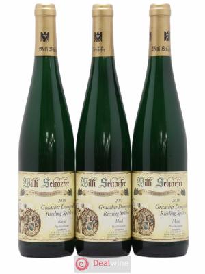 Riesling Willi Schaefer Graacher Domprobst Spatlese 05  2018 - Lot de 3 Bouteilles