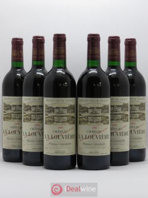 Château la Louvière  1990 - Lot of 6 Bottles