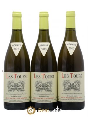 IGP Vaucluse (Vin de Pays de Vaucluse) Les Tours Grenache Blanc Emmanuel Reynaud 2019 - Lot de 3 Bottles