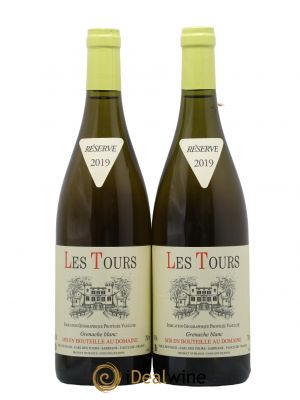 IGP Vaucluse (Vin de Pays de Vaucluse) Les Tours Grenache Blanc Emmanuel Reynaud 2019 - Lot de 2 Bouteilles
