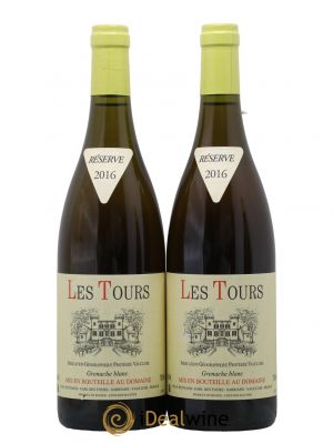 IGP Vaucluse (Vin de Pays de Vaucluse) Les Tours Grenache Blanc Emmanuel Reynaud  2016 - Lot of 2 Bottles