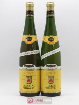 Riesling Sélection de Grains Nobles Hugel (Domaine)  1998 - Lot of 2 Bottles