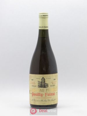 Pouilly-Fuissé Château Fuissé Vieilles Vignes 1988 - Lot de 1 Bouteille