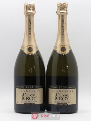 Brut Millésimé Duval-Leroy Grand Cru Blanc de Blancs Prestige 2006 - Lot of 2 Bottles