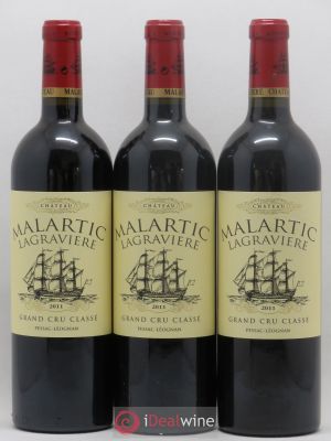 Château Malartic-Lagravière Cru Classé de Graves  2011 - Lot of 3 Bottles