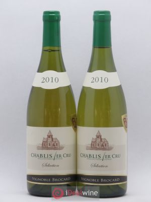 Chablis 1er Cru Selection Brocard 2010 - Lot of 2 Bottles
