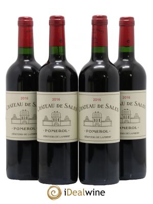 Château de Sales  2016 - Lot of 4 Bottles