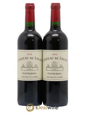 Château de Sales  2016 - Lot of 2 Bottles