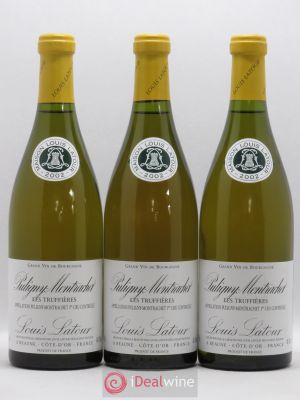 Puligny-Montrachet 1er Cru Les Truffieres Louis Latour 2002 - Lot of 3 Bottles