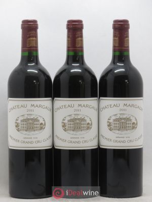 Château Margaux 1er Grand Cru Classé  2011 - Lot of 3 Bottles