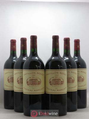 Pavillon Rouge du Château Margaux Second Vin  2012 - Lot de 6 Magnums