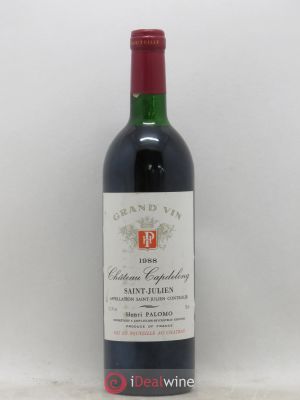 Saint-Julien Château Capdelong 1988 - Lot of 1 Bottle