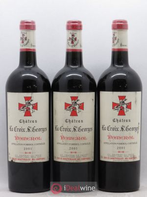 Château la Croix Saint-Georges (no reserve) 2001 - Lot of 3 Bottles