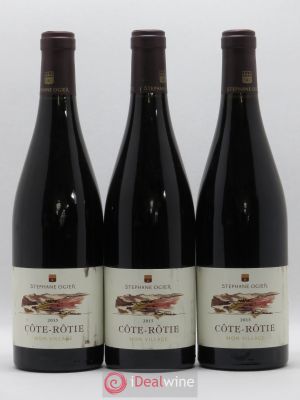 Côte-Rôtie Mon Village Michel et Stéphane Ogier (no reserve) 2015 - Lot of 3 Bottles