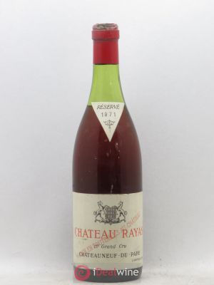 Châteauneuf-du-Pape Château Rayas Reynaud Réserve 1971 - Lot de 1 Bouteille