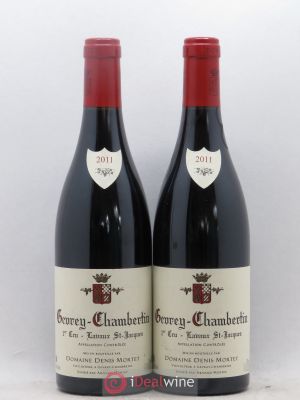 Gevrey-Chambertin 1er Cru Lavaux Saint Jacques Denis Mortet (Domaine)  2011 - Lot of 2 Bottles