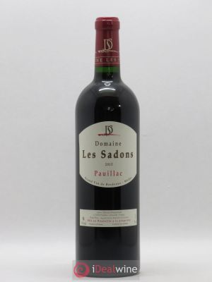 Pauillac Domaine Les Sadons (no reserve) 2015 - Lot of 1 Bottle