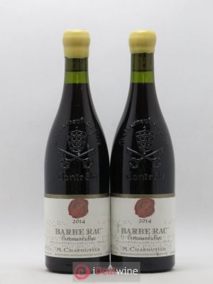 Châteauneuf-du-Pape Barbe Rac Chapoutier (no reserve) 2014 - Lot of 2 Bottles