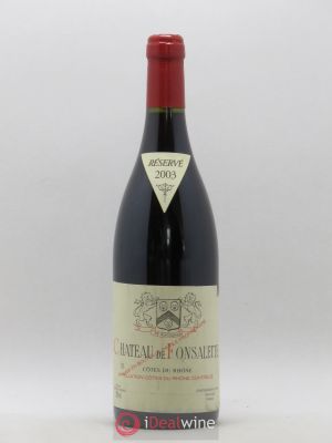 Côtes du Rhône Château de Fonsalette SCEA Château Rayas (sans prix de réserve) 2003 - Lot de 1 Bouteille