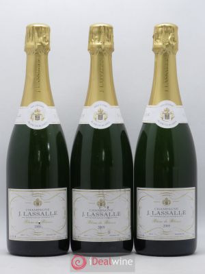Champagne Blanc de blancs Jacques Lassalle 2009 - Lot de 3 Bouteilles
