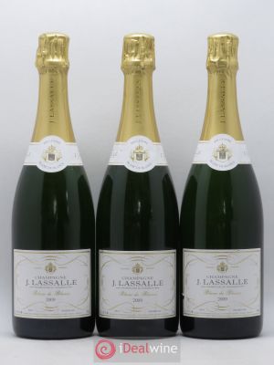 Champagne Blanc de blancs Jacques Lassalle 2009 - Lot of 3 Bottles