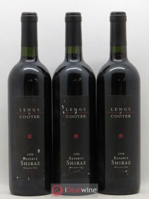 Australie Lengs & Cooter Reserve Shiraz (no reserve) 1998 - Lot of 3 Bottles