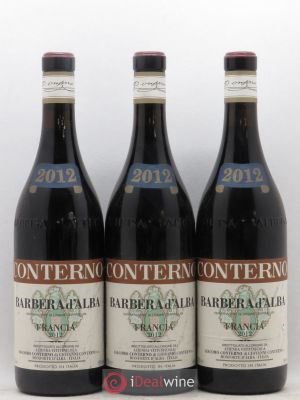 Barbera d'Alba DOC Francia Giacomo Conterno (no reserve) 2012 - Lot of 3 Bottles