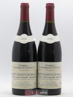 Nuits Saint-Georges 1er Cru Les Vignes Rondes Confuron-Cotetidot (no reserve) 2008 - Lot of 2 Bottles