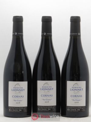 Cornas Pur Granit Domaine Lionnet (no reserve) 2016 - Lot of 3 Bottles