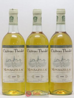 Monbazillac Château Theulet 1986 - Lot of 3 Bottles