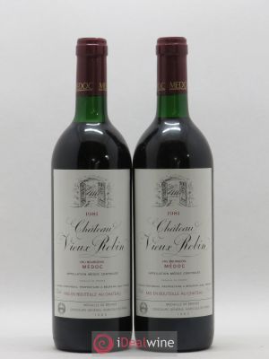 Château Vieux Robin Cru Bourgeois  1981 - Lot of 2 Bottles