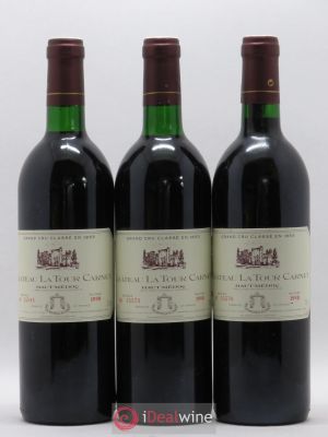 Château La Tour Carnet 4ème Grand Cru Classé  1990 - Lot of 3 Bottles