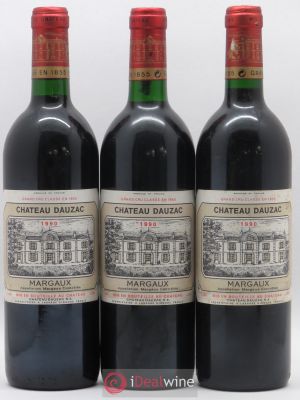 Château Dauzac 5ème Grand Cru Classé  1990 - Lot of 3 Bottles
