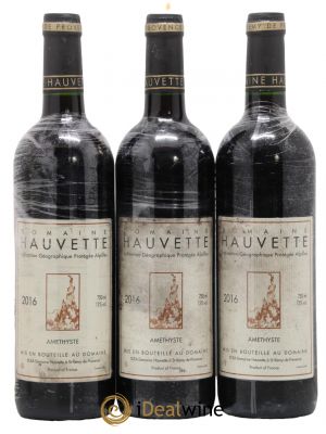 IGP Alpilles Améthyste Hauvette (Domaine) 2016 - Lot de 3 Bottles
