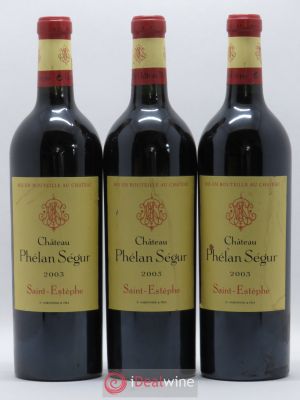 Château Phélan Ségur  2003 - Lot of 3 Bottles