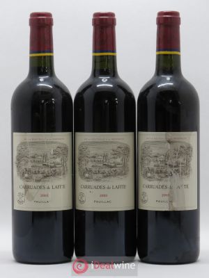 Carruades de Lafite Rothschild Second vin  2005 - Lot de 3 Bouteilles