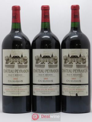 Château Peyrabon Cru Bourgeois  2005 - Lot de 3 Magnums