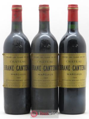 Château Brane Cantenac 2ème Grand Cru Classé  1984 - Lot de 3 Bouteilles