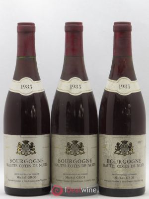 Hautes-Côtes de Nuits Michel Gros 1985 - Lot of 3 Bottles