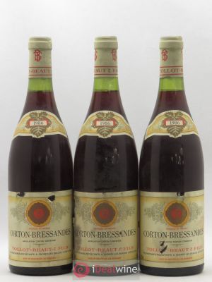 Corton-Bressandes Grand Cru Tollot Beaut (Domaine)  1986 - Lot of 3 Bottles