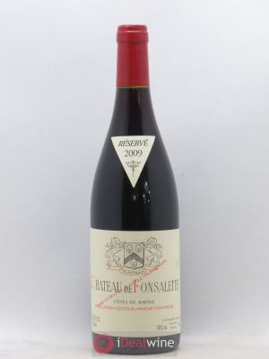 Côtes du Rhône Château de Fonsalette SCEA Château Rayas  2009 - Lot of 1 Bottle