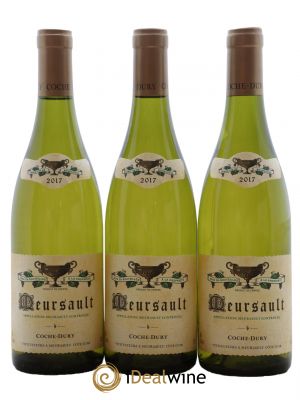 Meursault Coche Dury (Domaine)  2017 - Lot of 3 Bottles