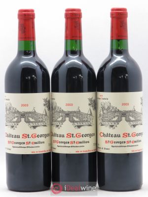 Château Saint-Georges  2003 - Lot of 3 Bottles